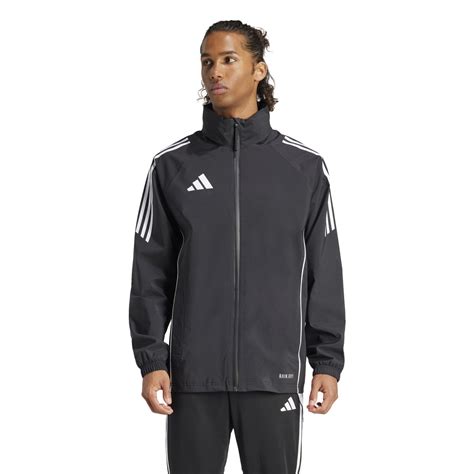 adidas Tiro 24 Regenjas Zwart Wit 